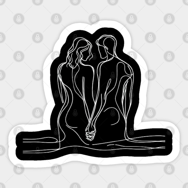 I LOVE YOU Sticker by Imaginate